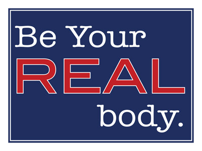 Be Your Real Body Blue