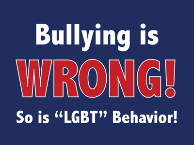 Bullying is Wrong Blue